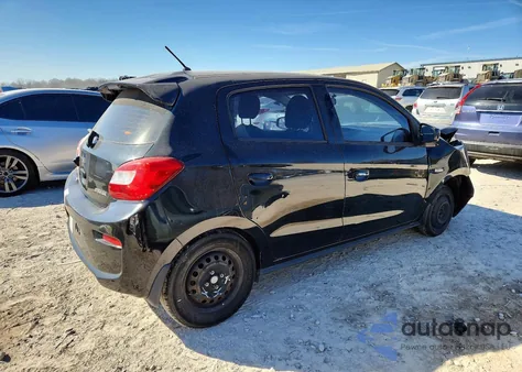 2019 Mitsubishi Mirage Es z USA, uszkodzony, nr VIN ML32A3HJ3KH006791